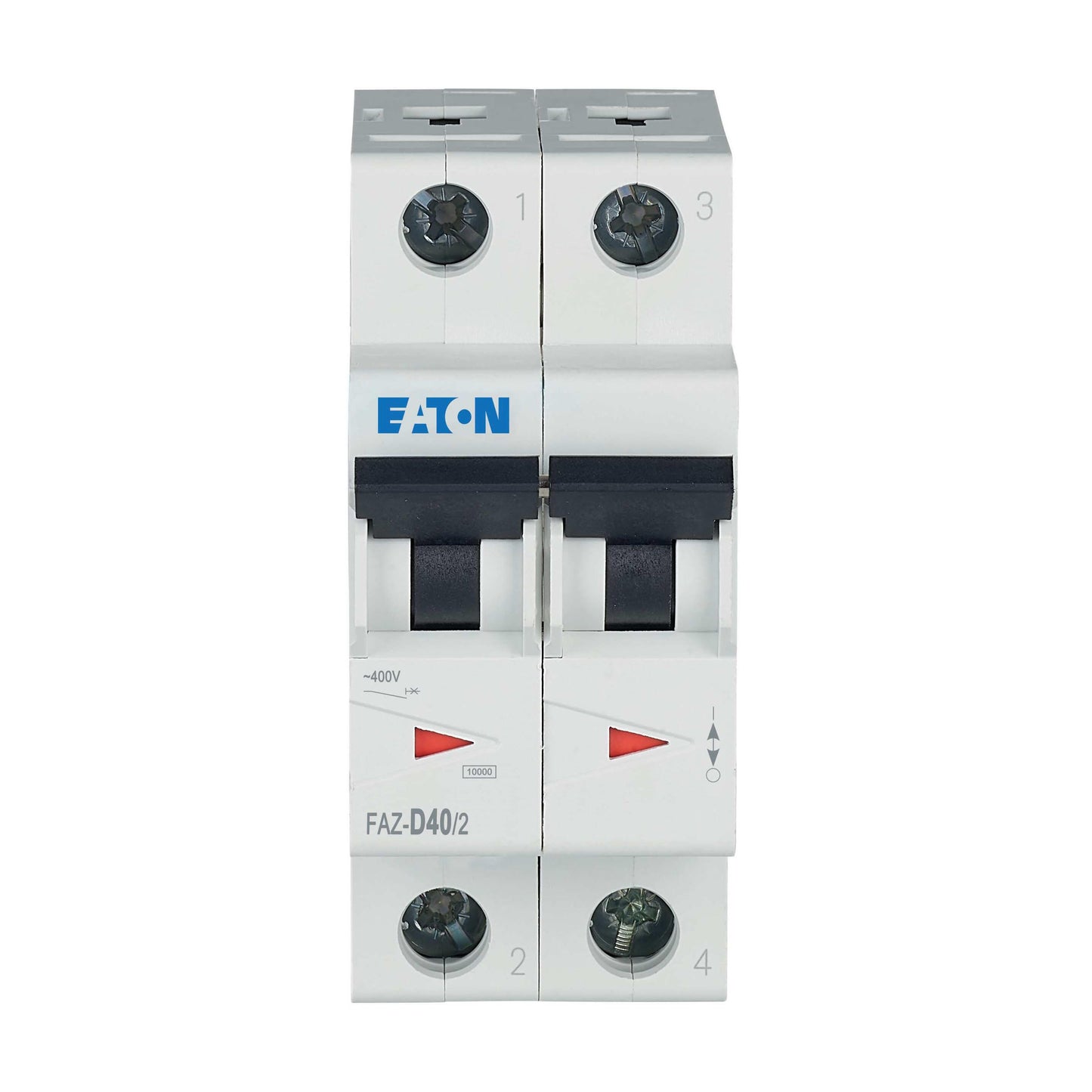 FAZ-D40/2-NA - Eaton Feed-Thru 40 Amp 2 Pole Circuit Breaker - Essential Electric Supply
