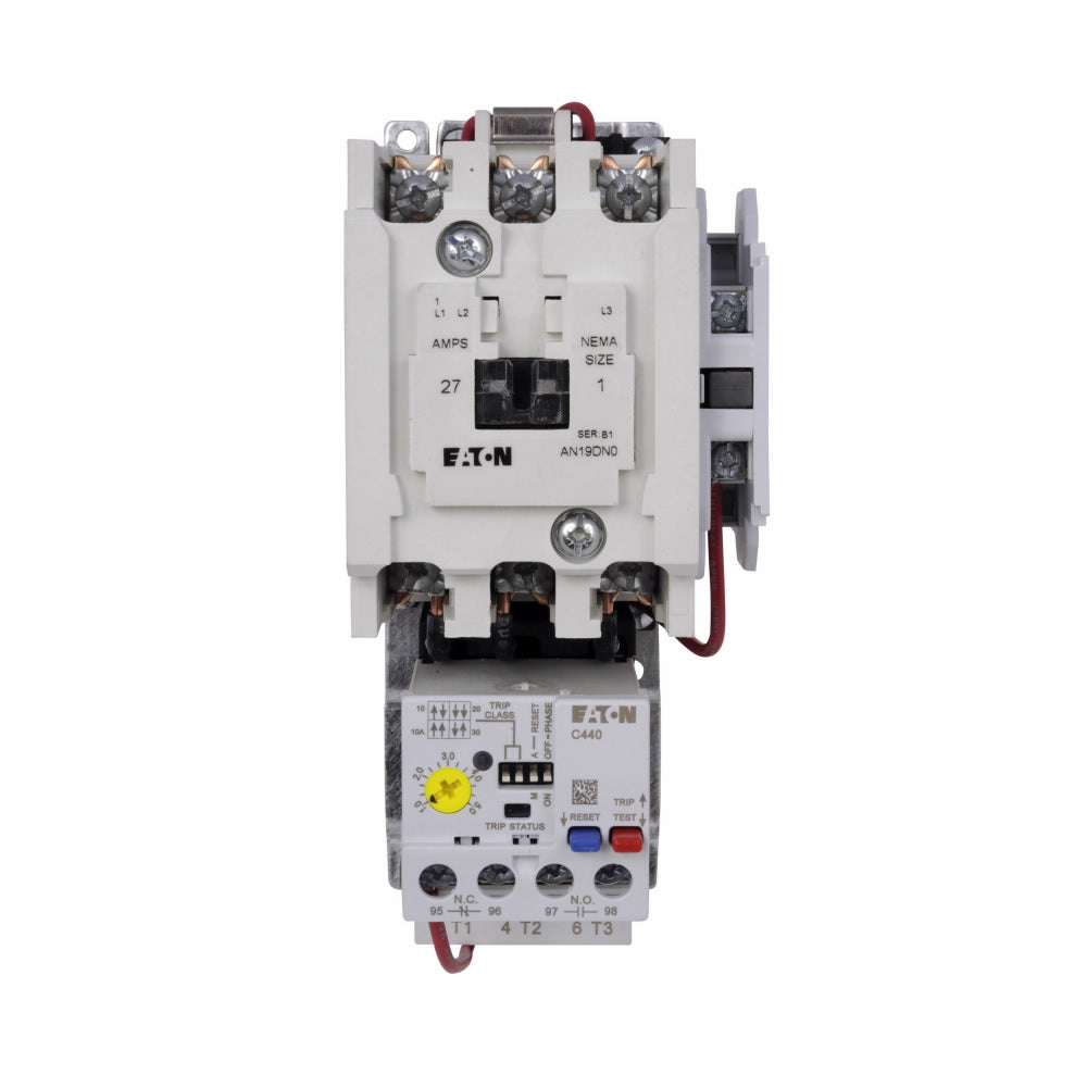 AN19DN0A5E045 Eaton Freedom Series Motor Starter 600V 27A 3 Pole Nema 1 120V Cloil - Essential Electric Supply