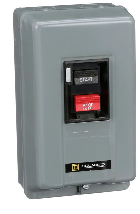 2510MBG1 Square D Class 2510 Motor Starter 600V 9A 2 Pole Nema 00 V Cloil - Essential Electric Supply
