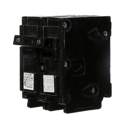 Q215 - SIemens Plug-In 15 Amp 2 Pole Circuit Breaker - Essential Electric Supply