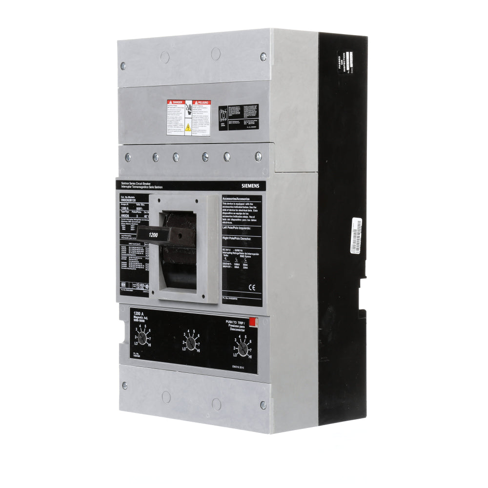 HNXD63B120 - SIemens Bolt-On 1200 Amp 3 Pole Circuit Breaker - Essential Electric Supply