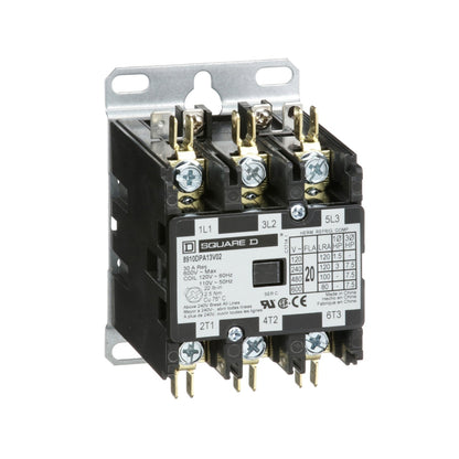 8910DPA13V02 Square D Class 8910 Contactor 600V 20A 120V Coil - Essential Electric Supply