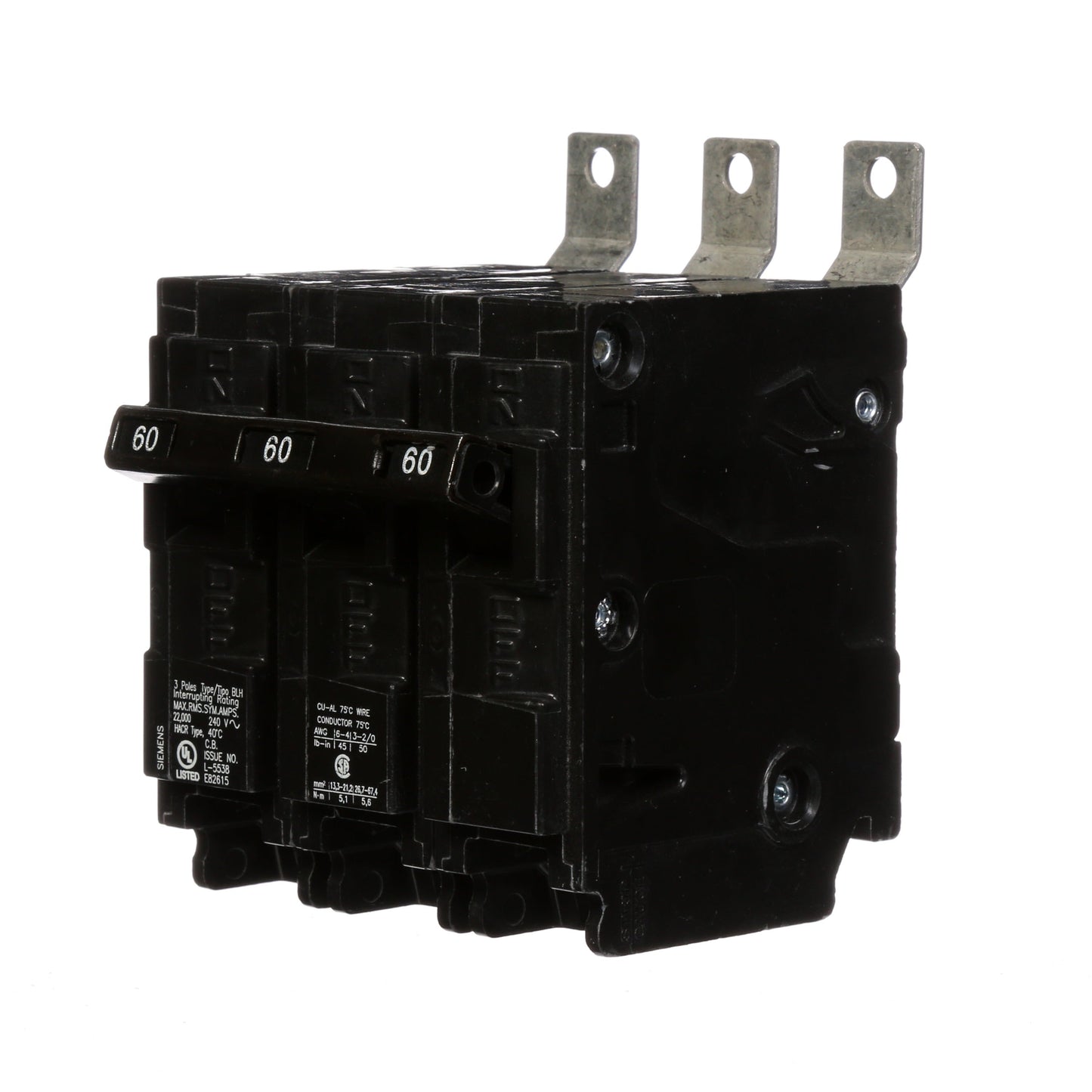 Siemens B360H Circuit Breaker | BL Series BLH 240VACV 60A