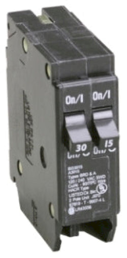 BD3015 - Cutler Hammer Feed-Thru 15 Amp 2 Pole Circuit Breaker - Essential Electric Supply