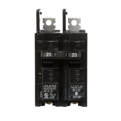 Siemens BQ2B020 Circuit Breaker | BQ Series BQ 120/240 VACV 20A
