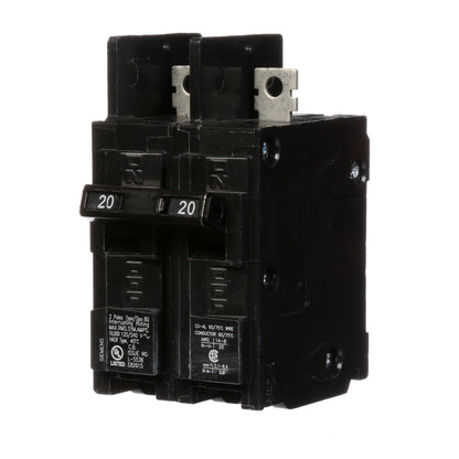 Siemens BQ2B020 Circuit Breaker | BQ Series BQ 120/240 VACV 20A