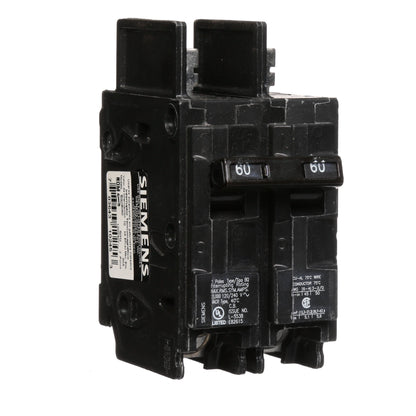 Siemens BQ2B060 Circuit Breaker | BQ Series BQ 120/240 VACV 60A