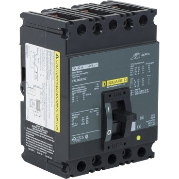 FAL34030G - Square D Feed-Thru 480V 30A 3 pole circuit breaker 18kA@480V - Essential Electric Supply