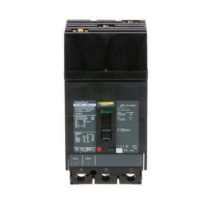 Square D HJA36015 Circuit Breaker | 600V 15A 3P 65kA@480V I-Line Style Plug-In Powerpact