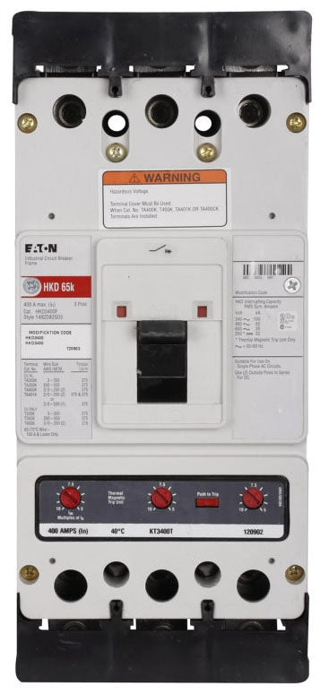 HKD3350 - Cutler Hammer/ Westinghouse/ Eaton Feed-Thru 350 Amp 3 Pole Circuit Breaker - Essential Electric Supply