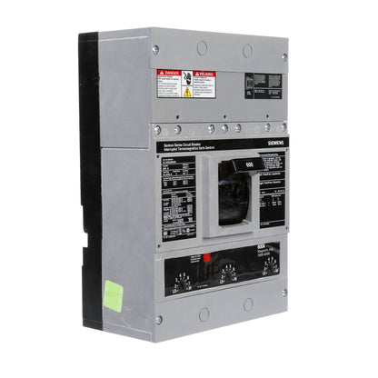 Siemens HLXD63B600 Circuit Breaker | 600V 600A 3 Pole 65kA@480V Sentron Series