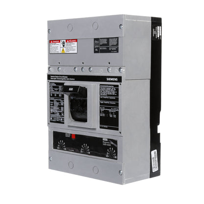 Siemens HLXD63B600 Circuit Breaker | 600V 600A 3 Pole 65kA@480V Sentron Series