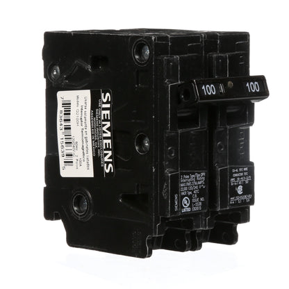 Siemens Q2100H Circuit Breaker | 240V 100A 2P 22kA@240V Plug-In Q Series