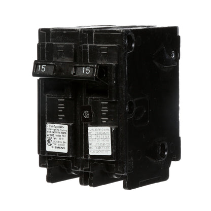 Siemens Q215 Circuit Breaker | 120/240 VAC 15A 2 Pole 10kA@240V Q Series