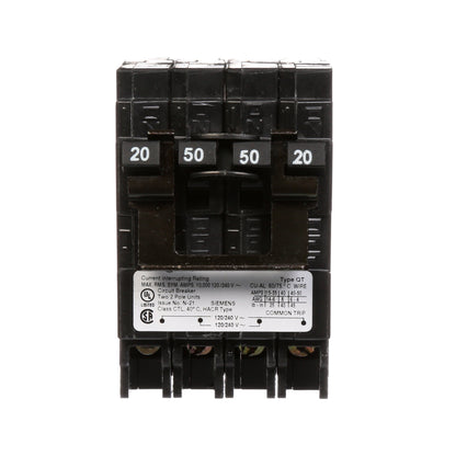 Siemens Q22050CT2 Circuit Breaker | Q Series QT 240V 50A