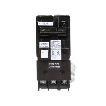 Siemens QF240A Circuit Breaker | 120/240 VAC 40A 2 Pole 10kA@240V Q Series