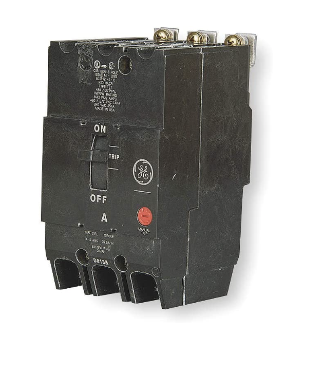 TEY350 - General Electric Bolt-On 50 Amp 3 Pole Circuit Breaker - Essential Electric Supply
