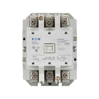 A201K3CA Cutler Hammer A200 Series Contactor 600V 90A 120V Coil - Essential Electric Supply