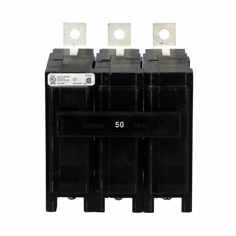 QBHW3050H - Cutler Hammer Bolt-On 50 Amp 3 Pole Circuit Breaker - Essential Electric Supply